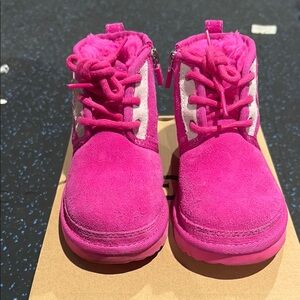 Pink Kids Boots